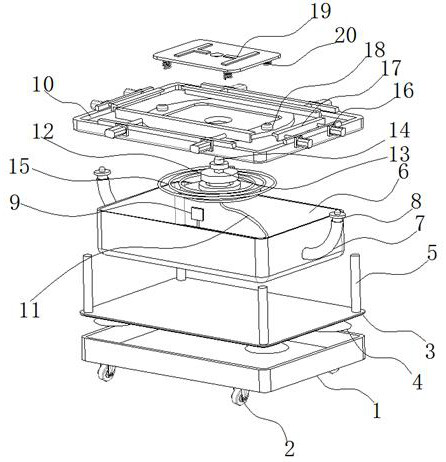 Landing platform capable of intelligently adding pesticide liquid for agricultural unmanned aerial vehicle