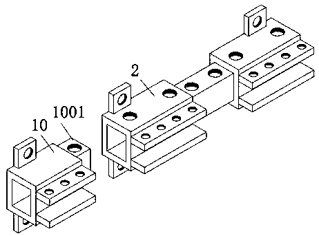 Heat insulation fixing device for t high-temperature area wire harness of automobile engine compartmen