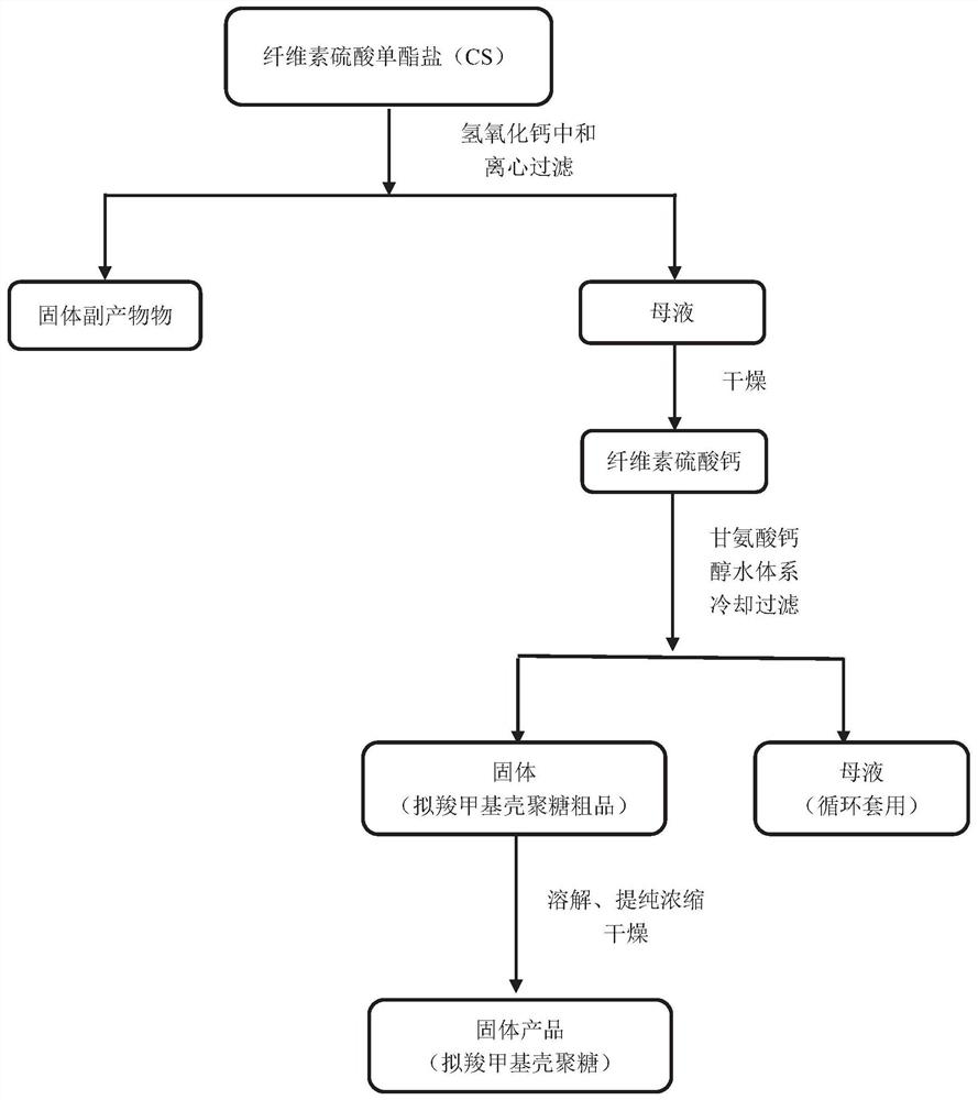 Quasi-carboxymethyl chitosan and new one-step synthesis process