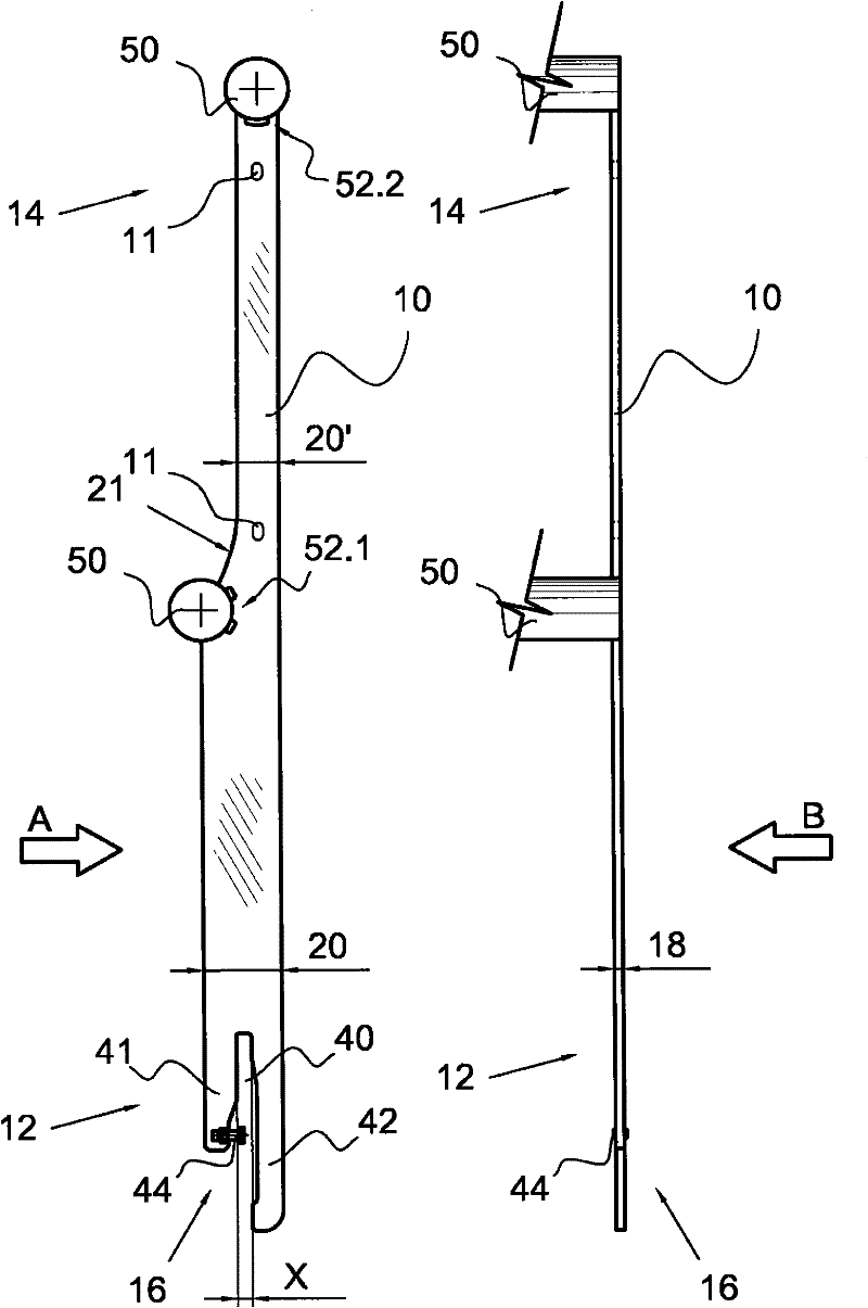 A railing post, a railing and a walkway arrangement for a fibre-web machine