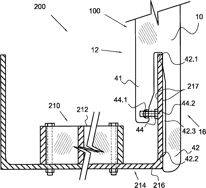 A railing post, a railing and a walkway arrangement for a fibre-web machine