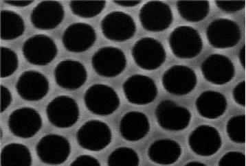 Through hole type alumina catalyst carrier and preparation method thereof