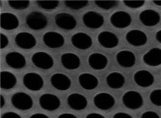 Through hole type alumina catalyst carrier and preparation method thereof