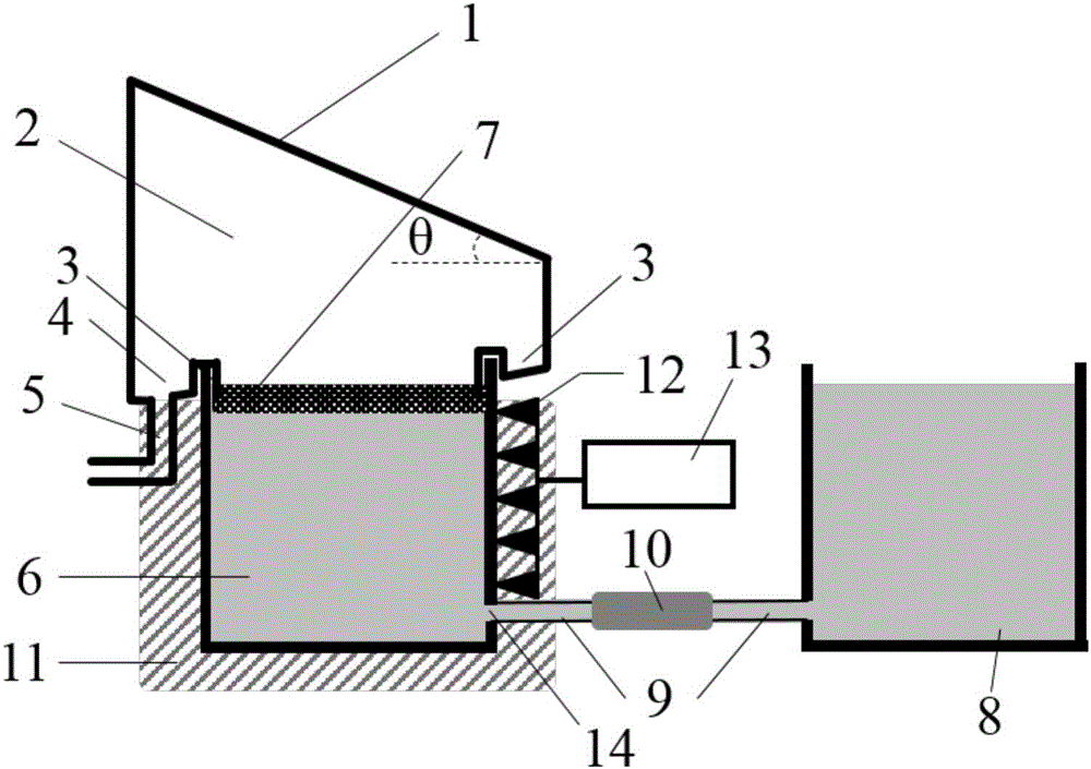 Solar seawater desalination device