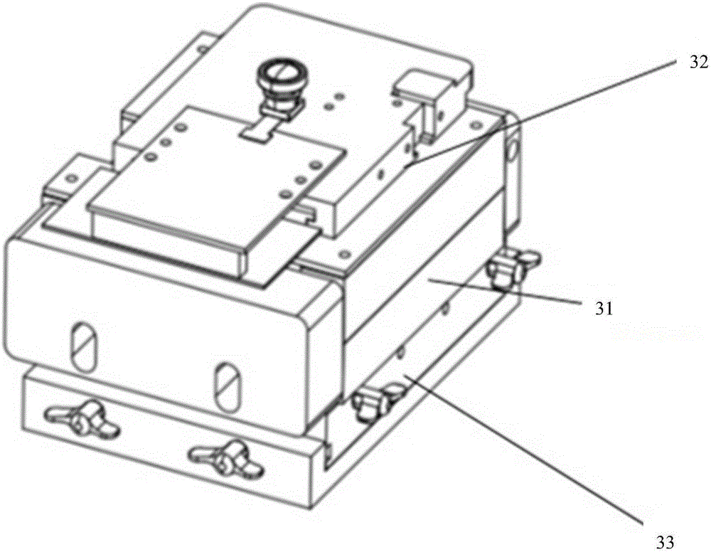 Test equipment of wide-angle lens module and application of test equipment