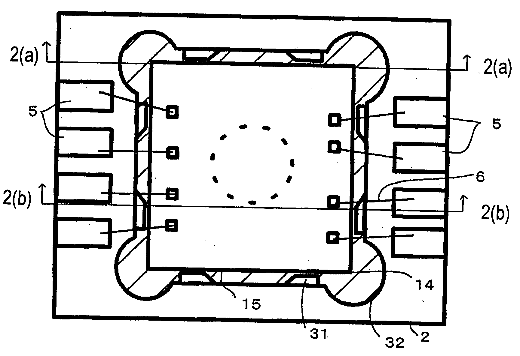 Physical value detecting apparatus and housing for physical value detecting means