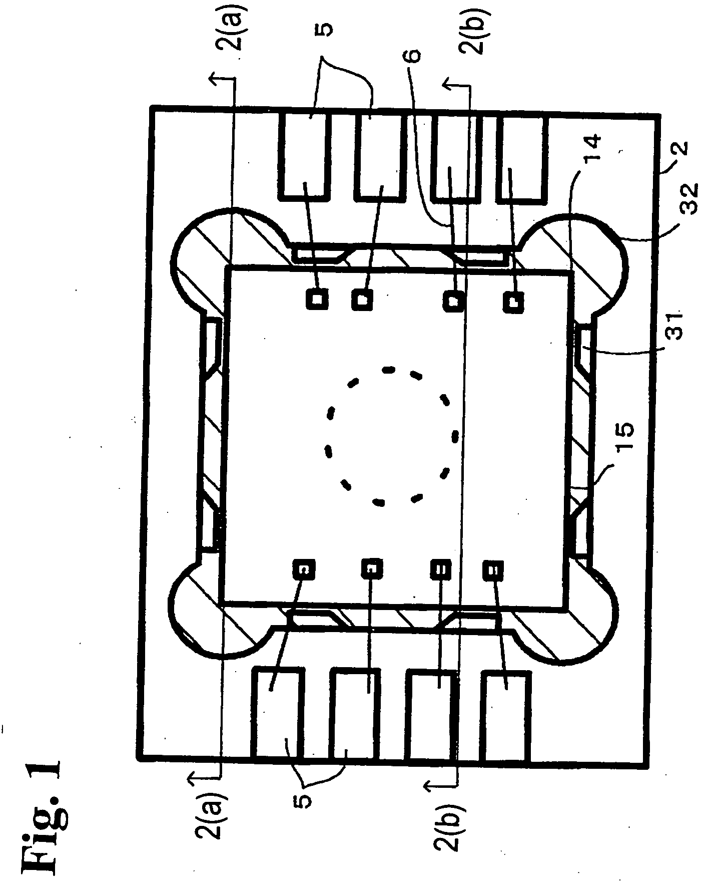 Physical value detecting apparatus and housing for physical value detecting means