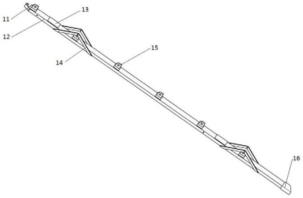 Vehicle-mounted folding working ladder