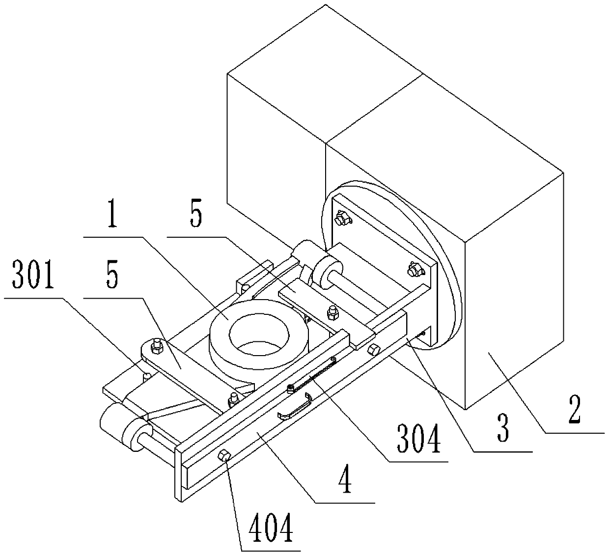 Machining tool device used for automobile rocker arm