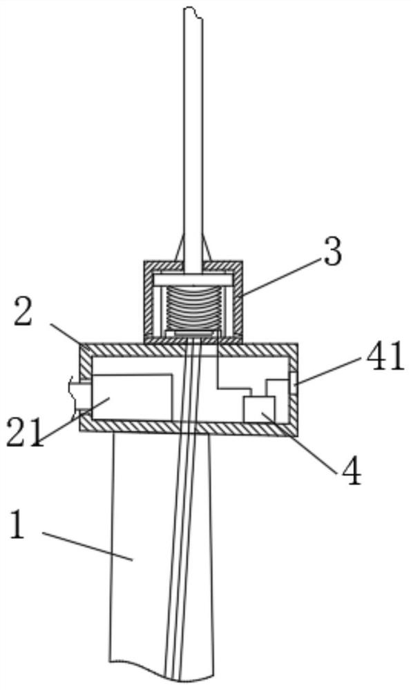 Lightning protection system for wind generating set