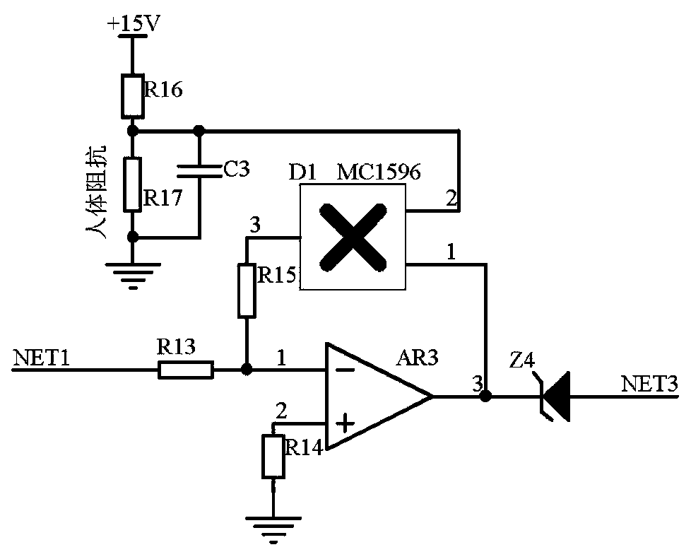 Safety early warning circuit for power distribution operation site