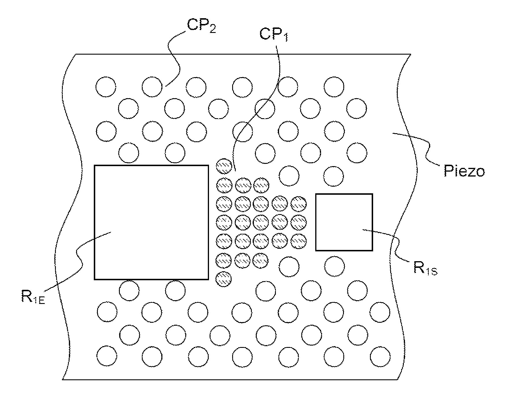 Acoustic wave bandpass filter comprising integrated acoustic guiding