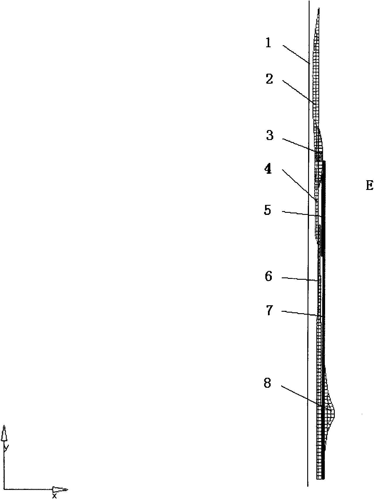 Method for simulating radial tire forming process