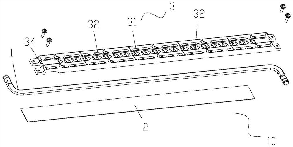 Heat dissipation structure, battery module, heat dissipation system and control method of heat dissipation system