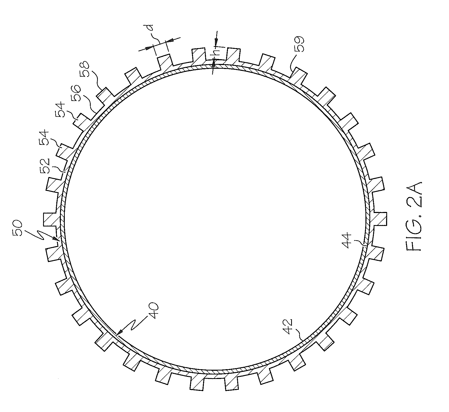 Anti-migration micropatterned stent coating