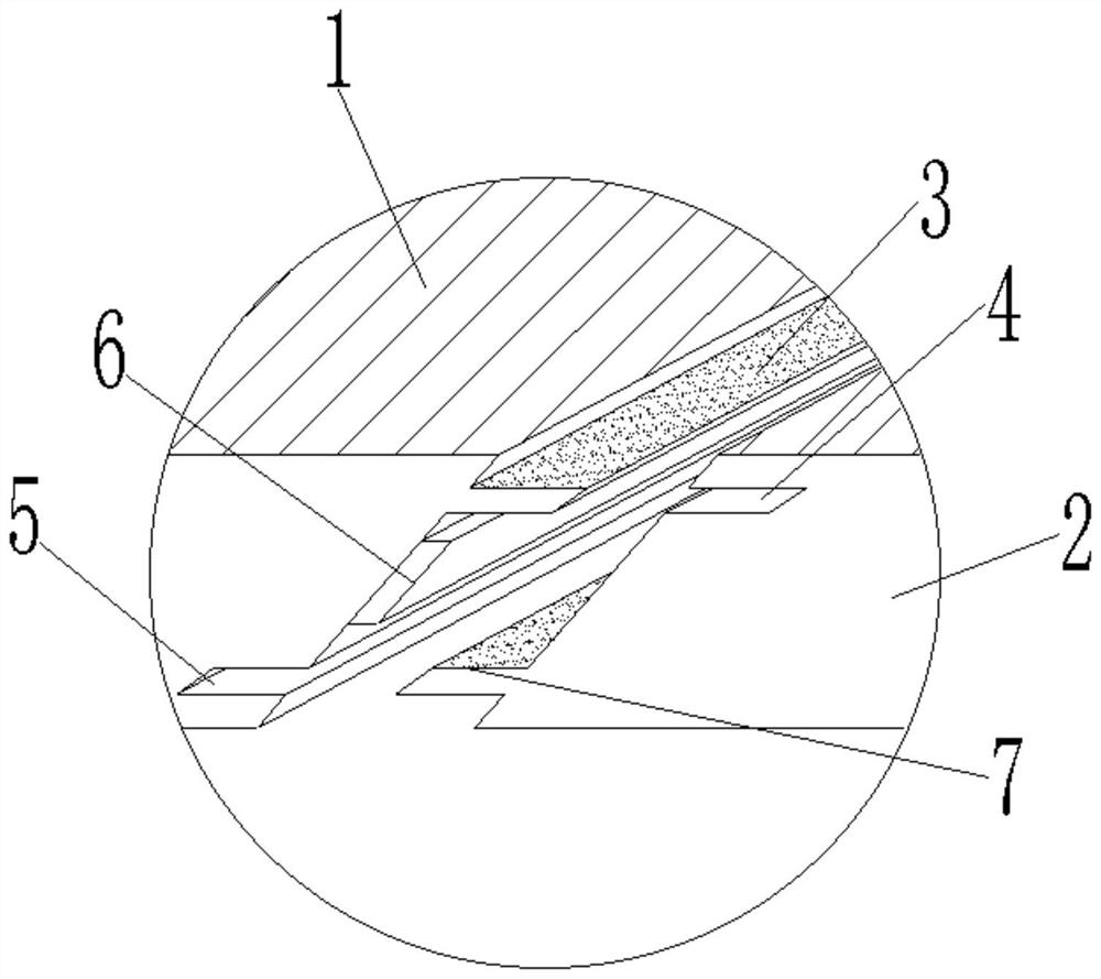 Seamless splicing and paving process of floor cloth for subway vehicle