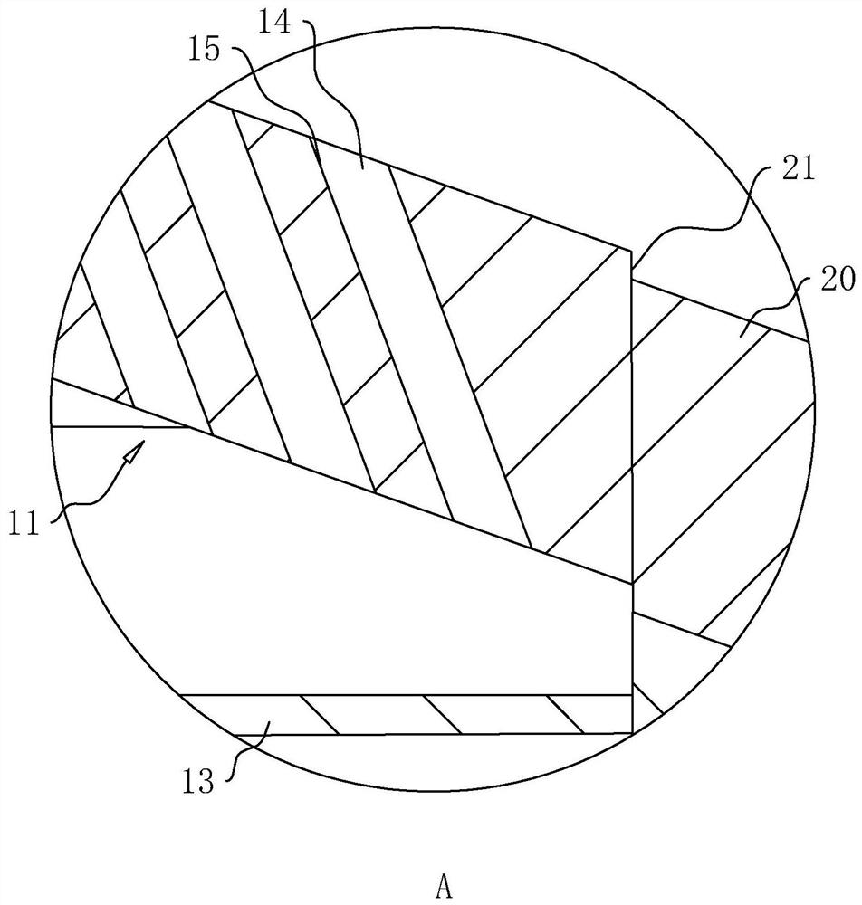 Drainage hidden type metal tile and metal tile machining die