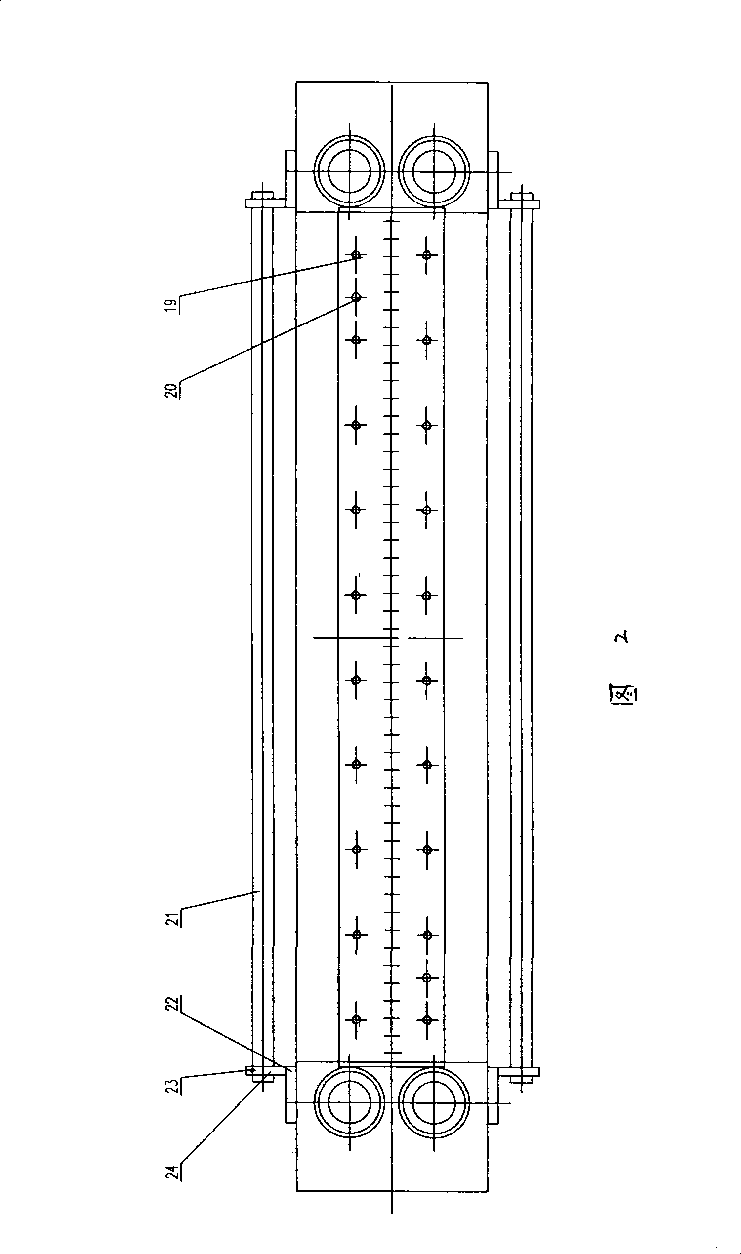 Perforating die of flexible heat controlled thin film