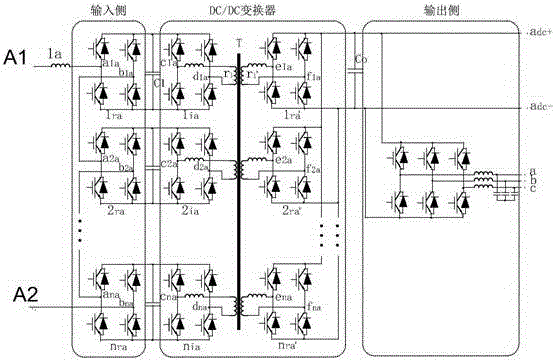 Energy router topology structure realizing distributed power supply integration