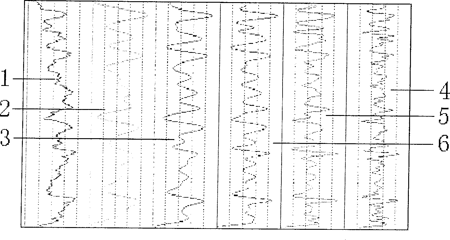 Method for carrying out substratum correlation for logging curve by using wavelet pair of Mexico cap