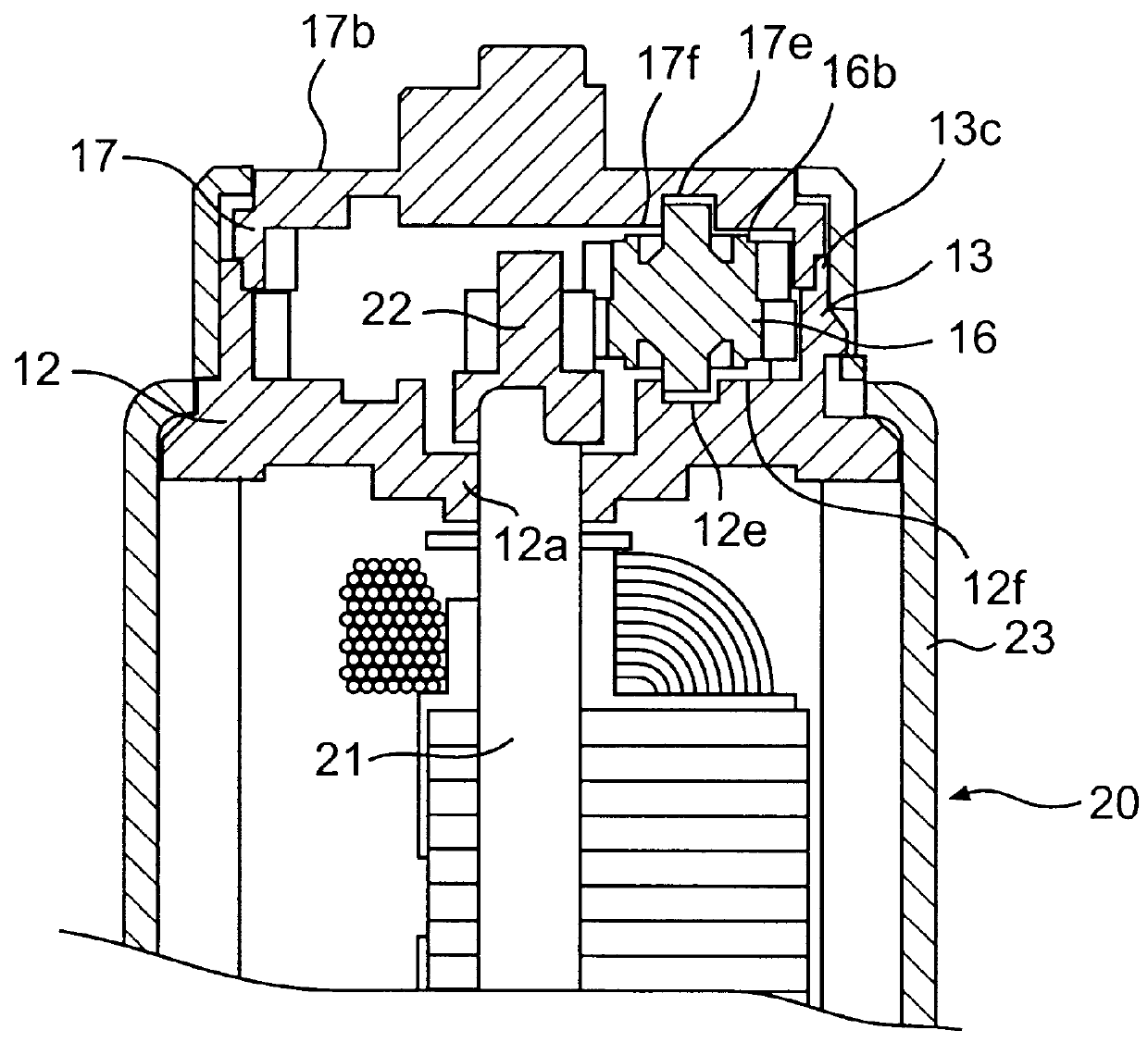 Geared motor