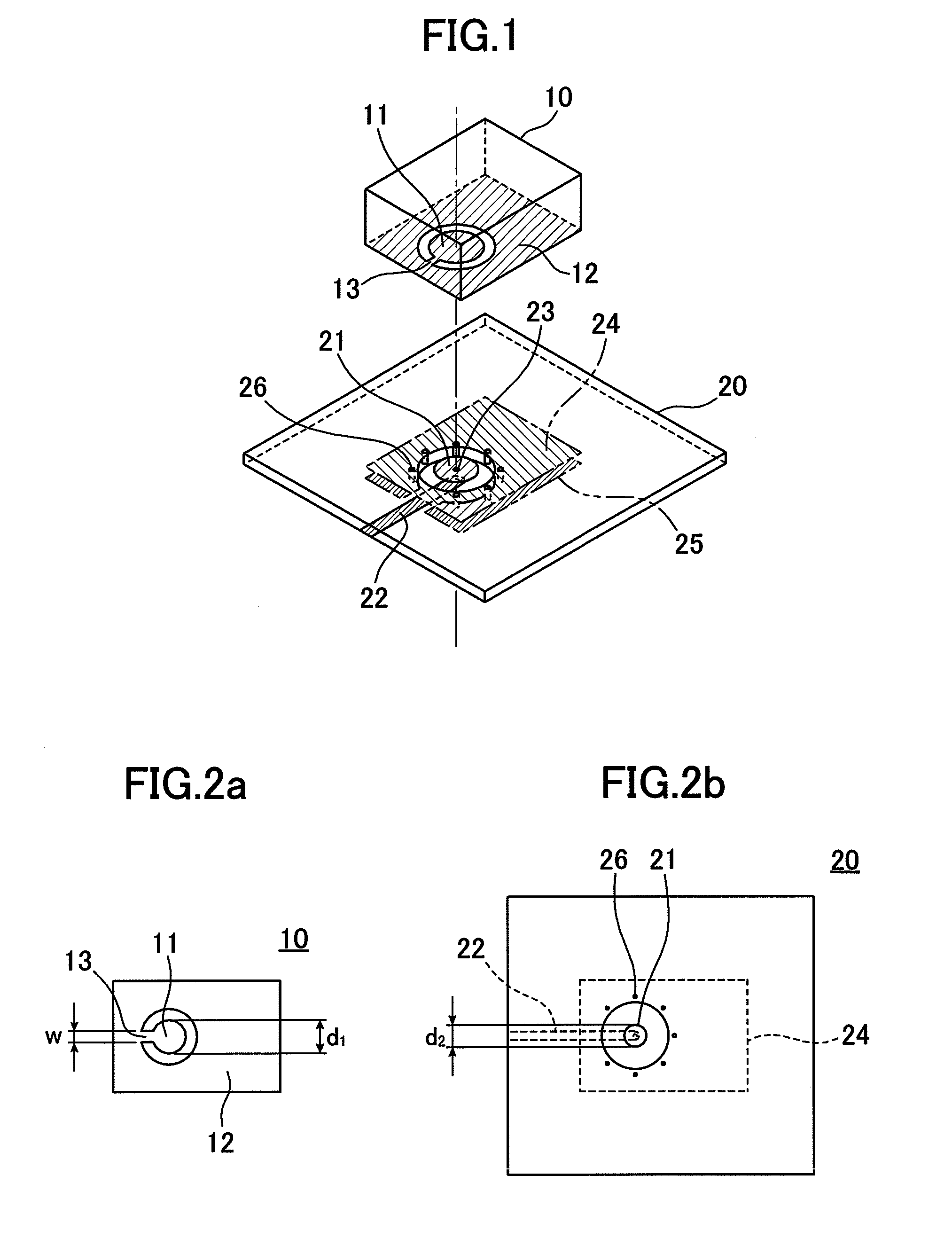 Input/Output Coupling Structure for Dielectric Waveguide