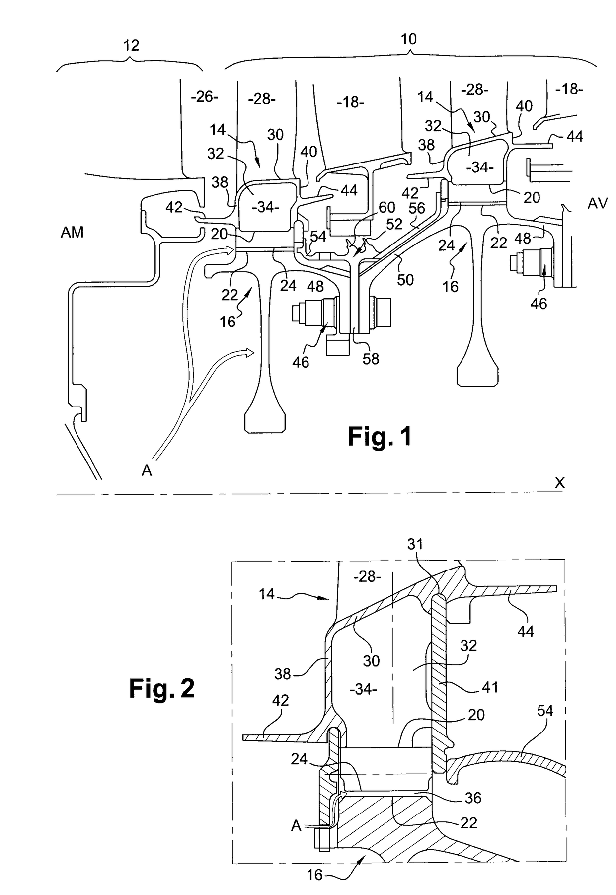 Rotating assembly for a turbomachine