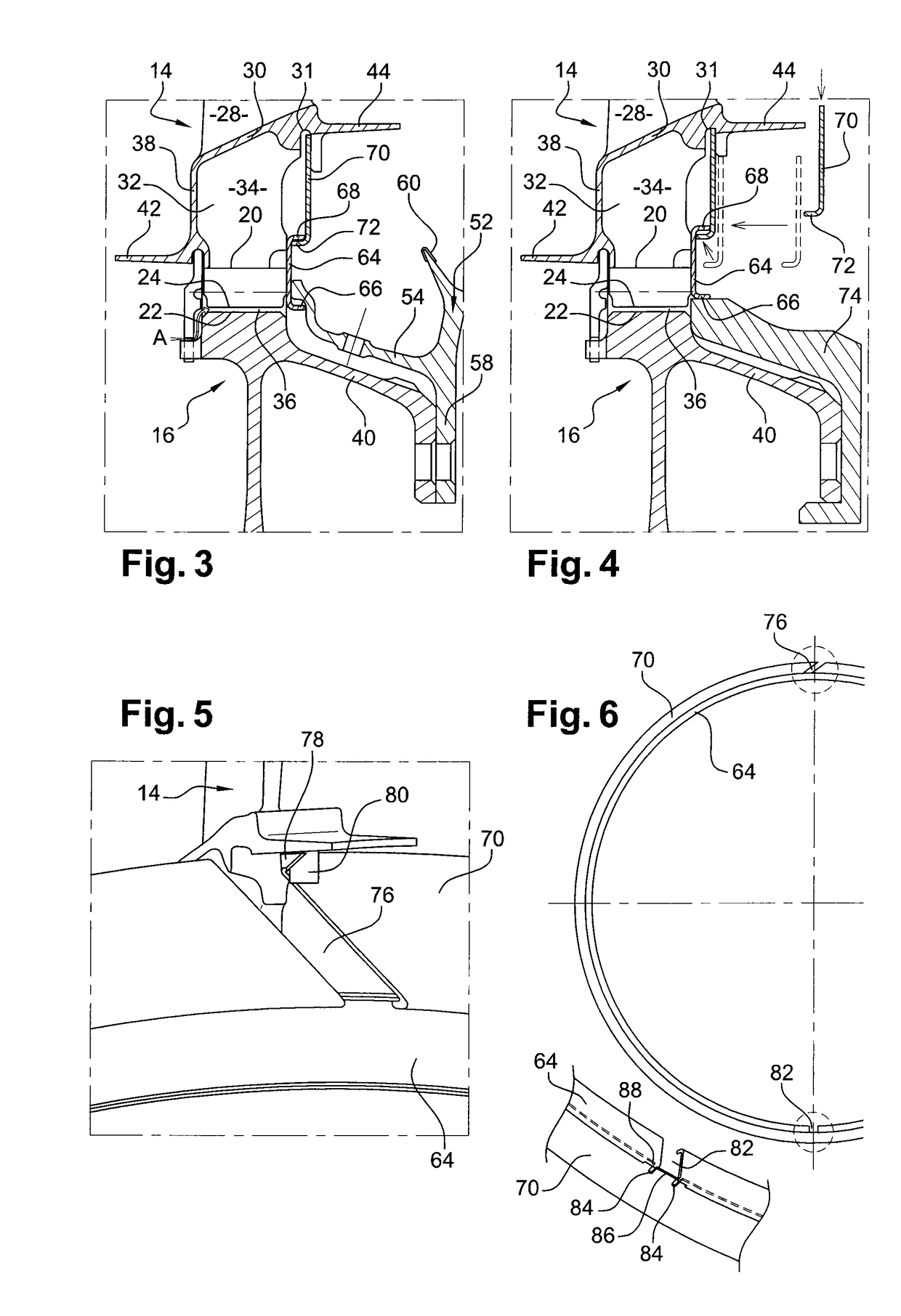 Rotating assembly for a turbomachine