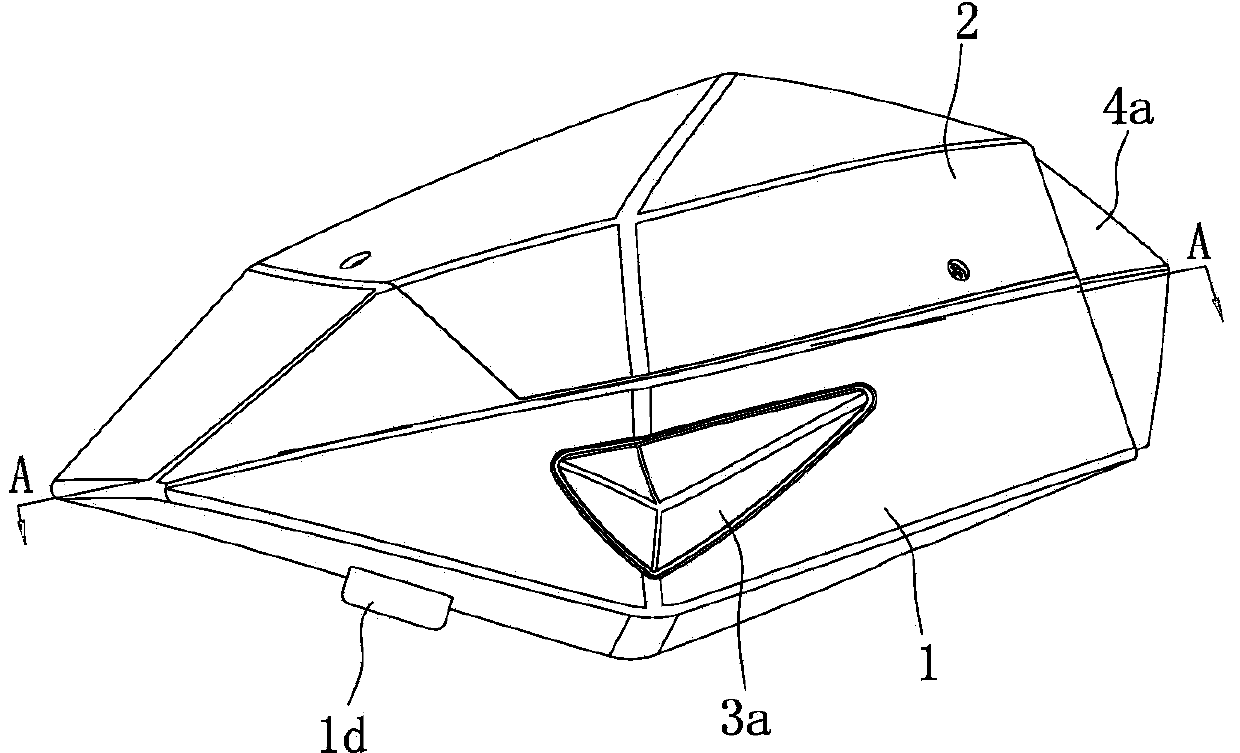 Integration type rear box installation structure of motorcycle