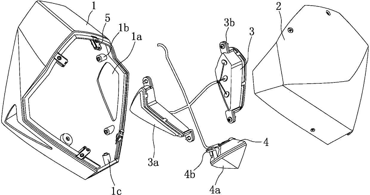 Integration type rear box installation structure of motorcycle