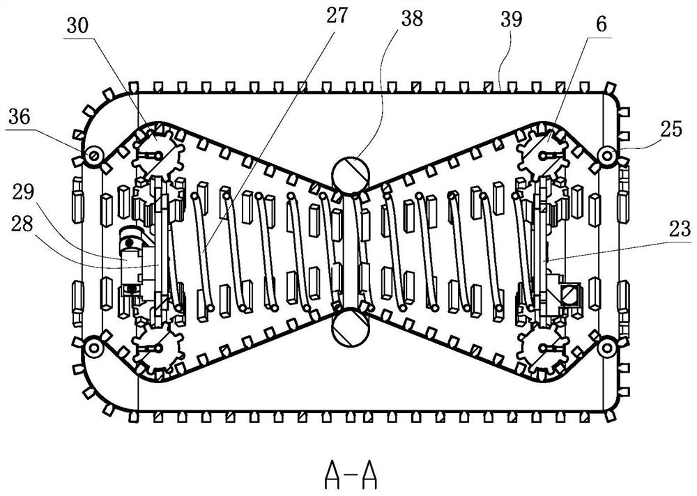 A soft robot with adaptive channel size