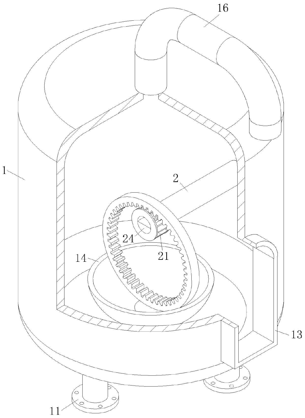 Surface treatment nitridizing furnace