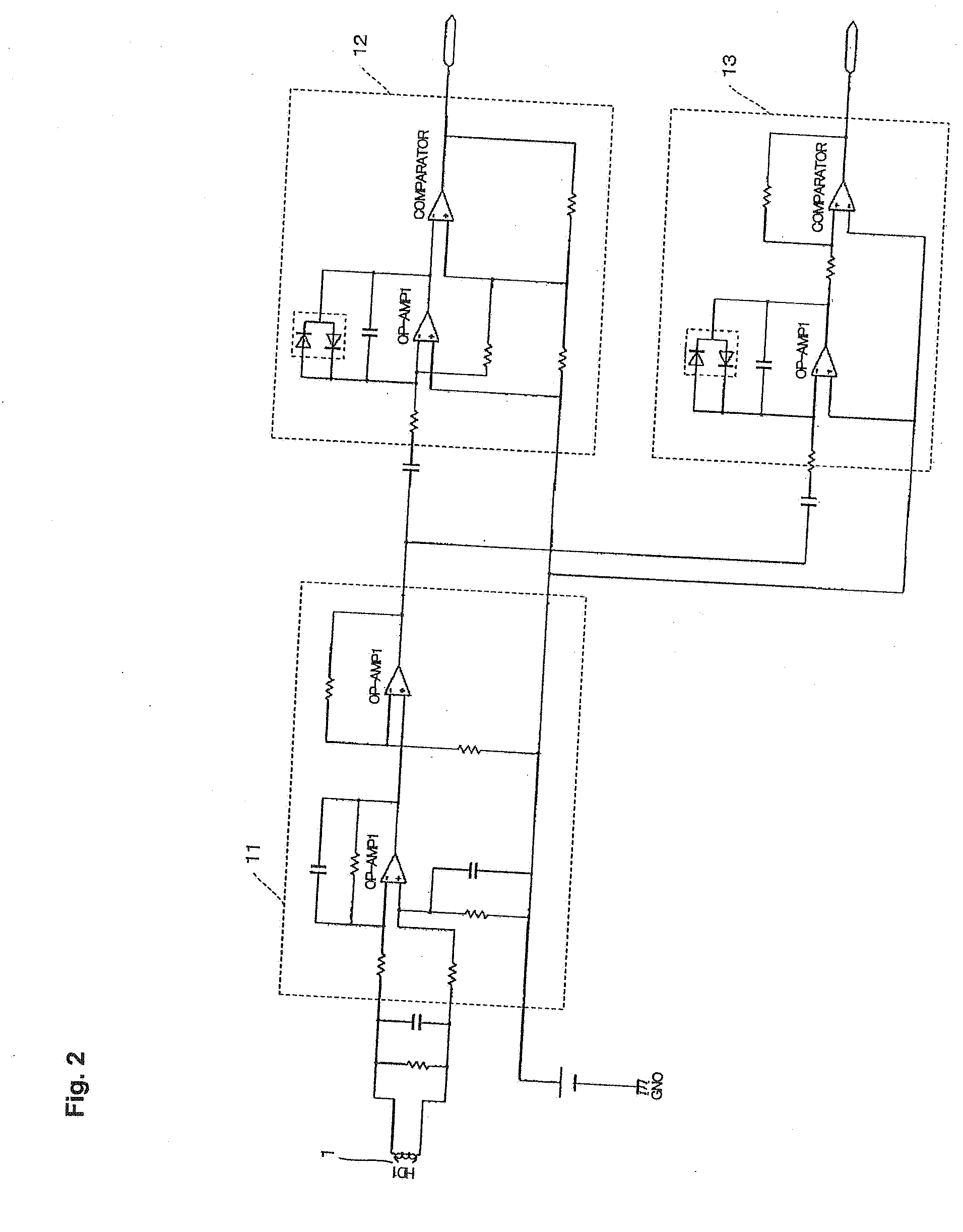 Magnetic data read circuit and card processing unit