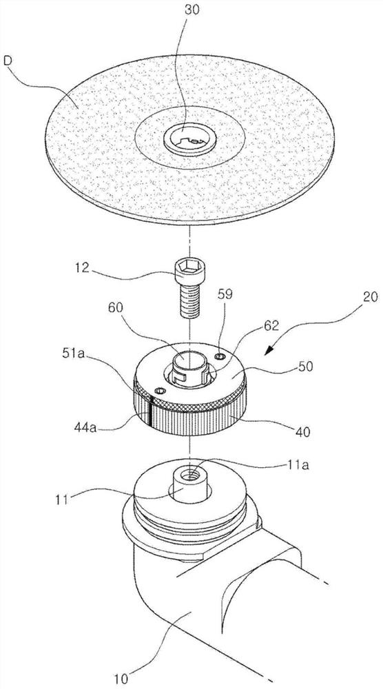 Hand grinder coupler structure