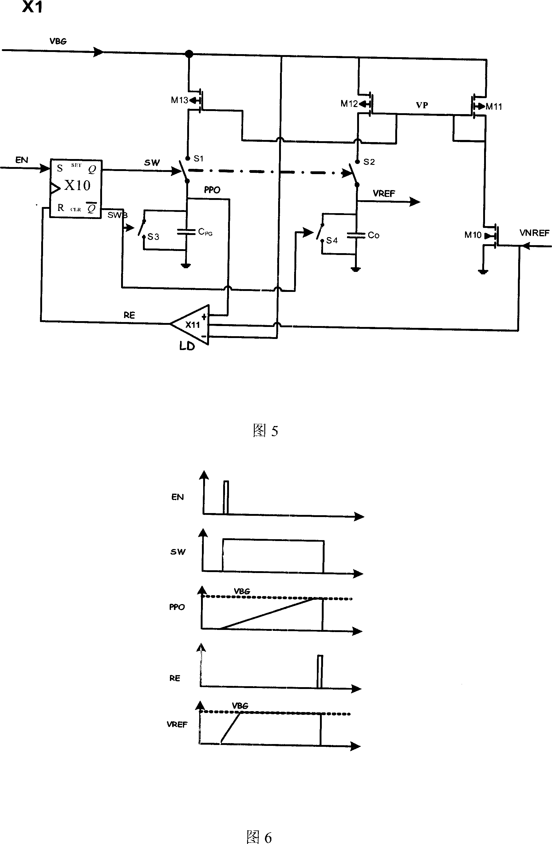 Charge pump output high-pressure control device