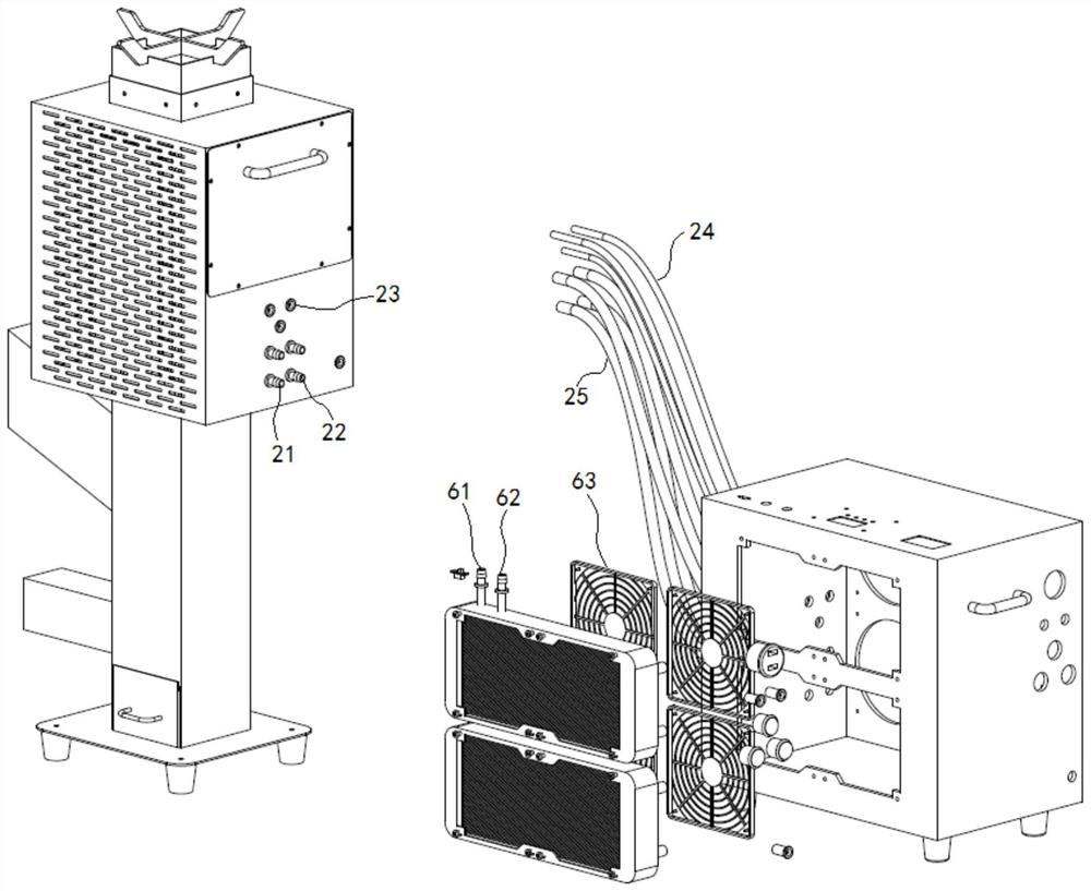 Combustion power generation furnace and power generation and charging method thereof