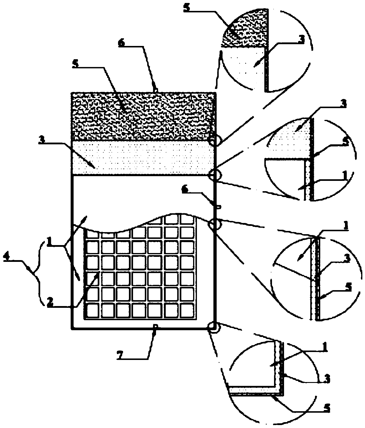 Polyurethane soft foam composite board with high structural strength