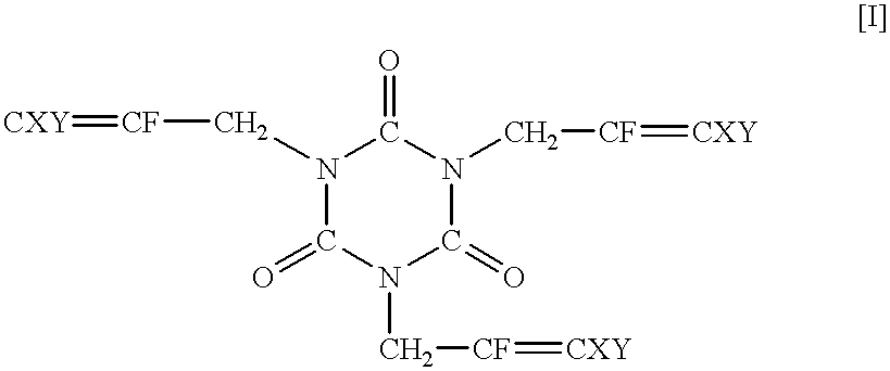 Fluorinated triallyl isocyanurates, vulcanizable elastomer compositions containing the same, and method for vulcanization