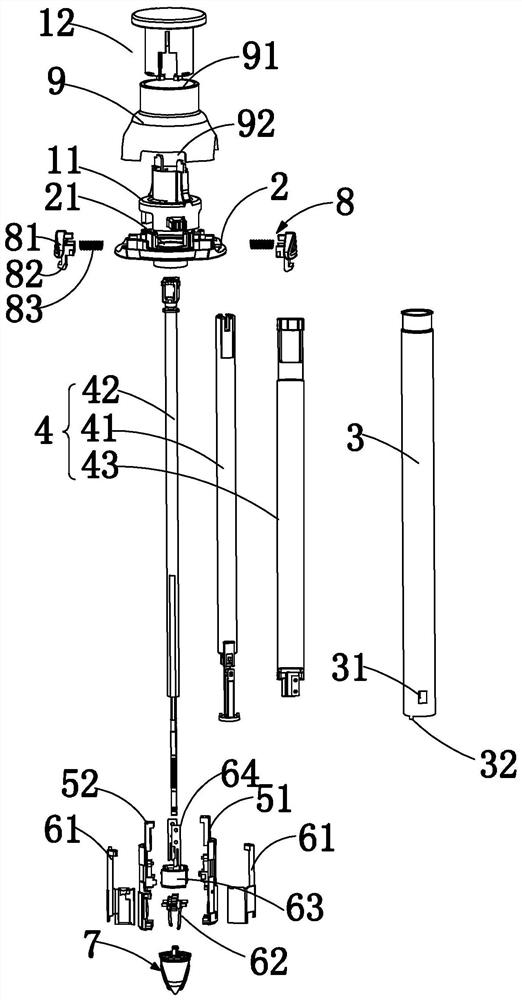 Suture releasing mechanism, puncture core assembly, puncture machine and using method of puncture machine