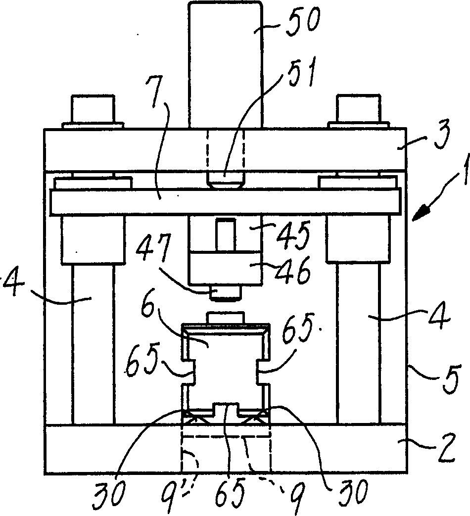 Press for attaching nuts to pipes