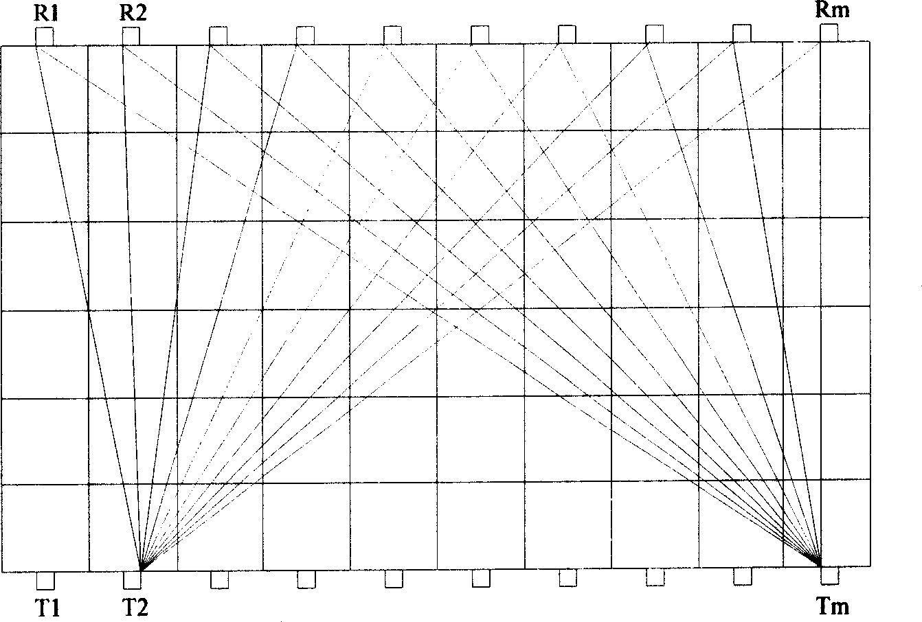 Concrete ultrasound tomography algorithm