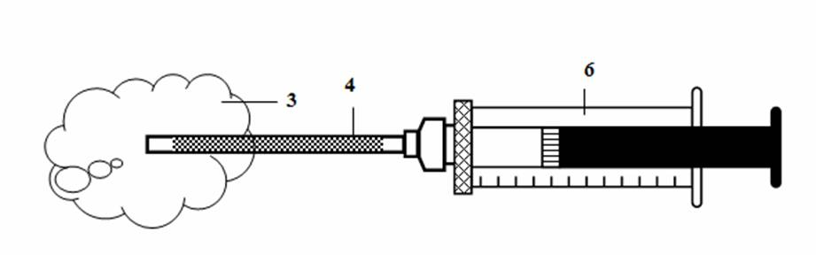 Molecular engram integral-pin type extraction device suitable for gas chromatography analysis