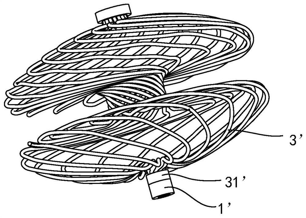 Connecting piece and assembling process of cardiovascular implant and conveying equipment