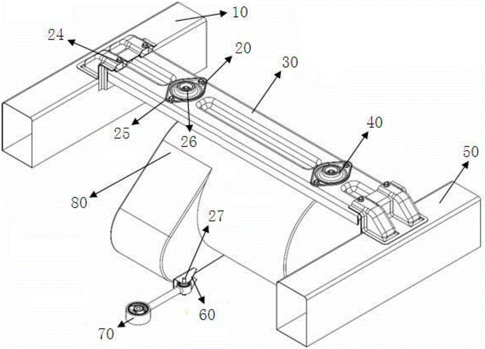 Electric automobile power assembly suspension system