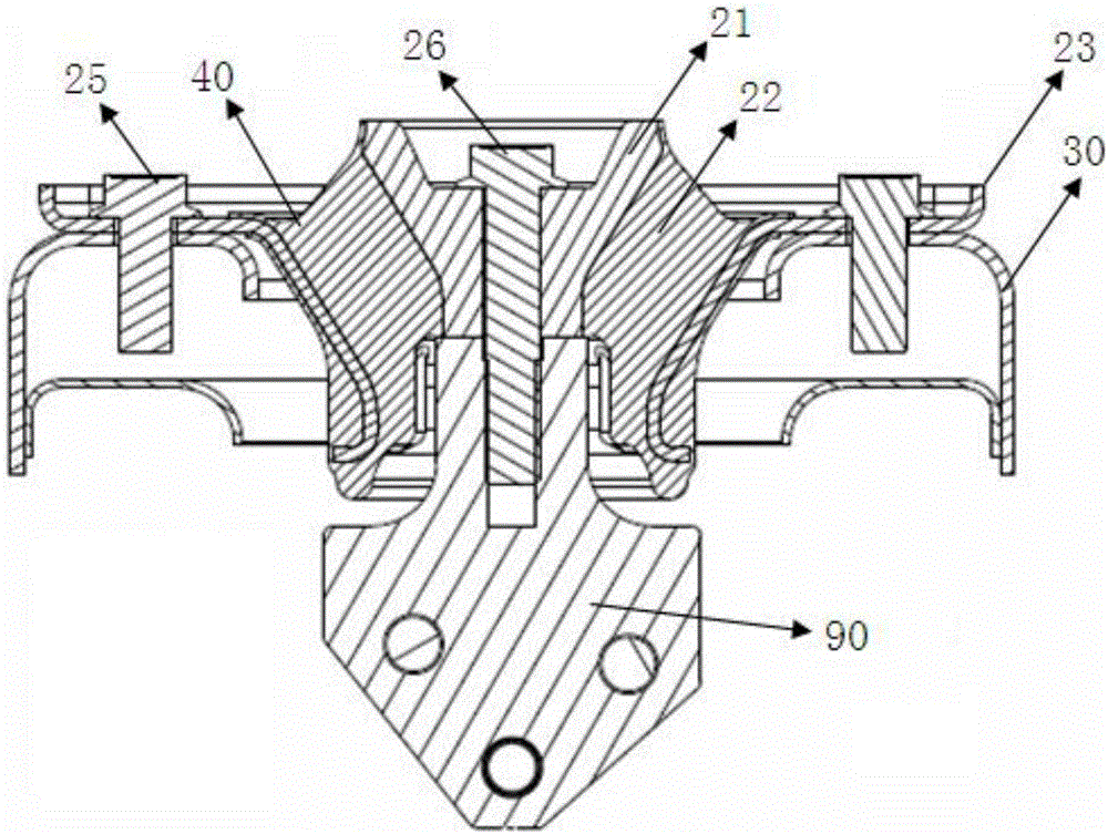 Electric automobile power assembly suspension system