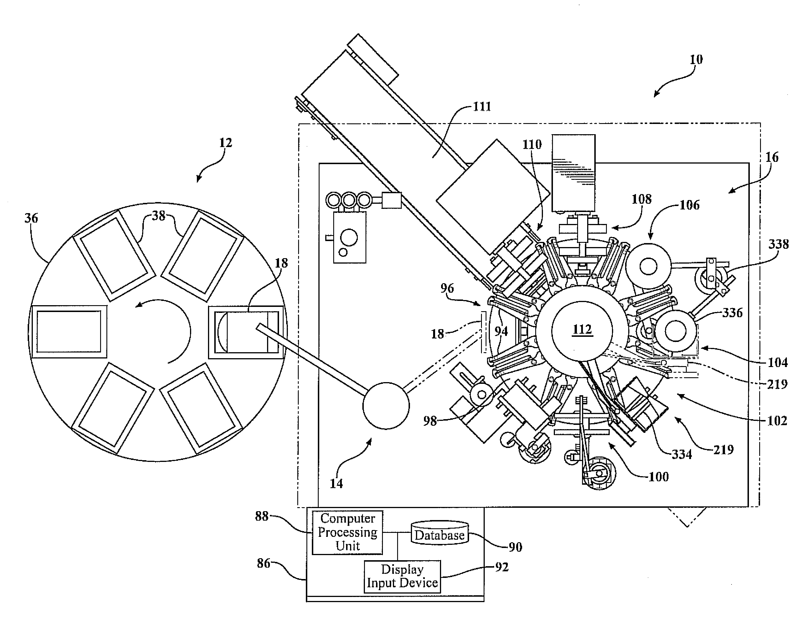 Load smart system for continuous loading of a puch into a fill-seal machine