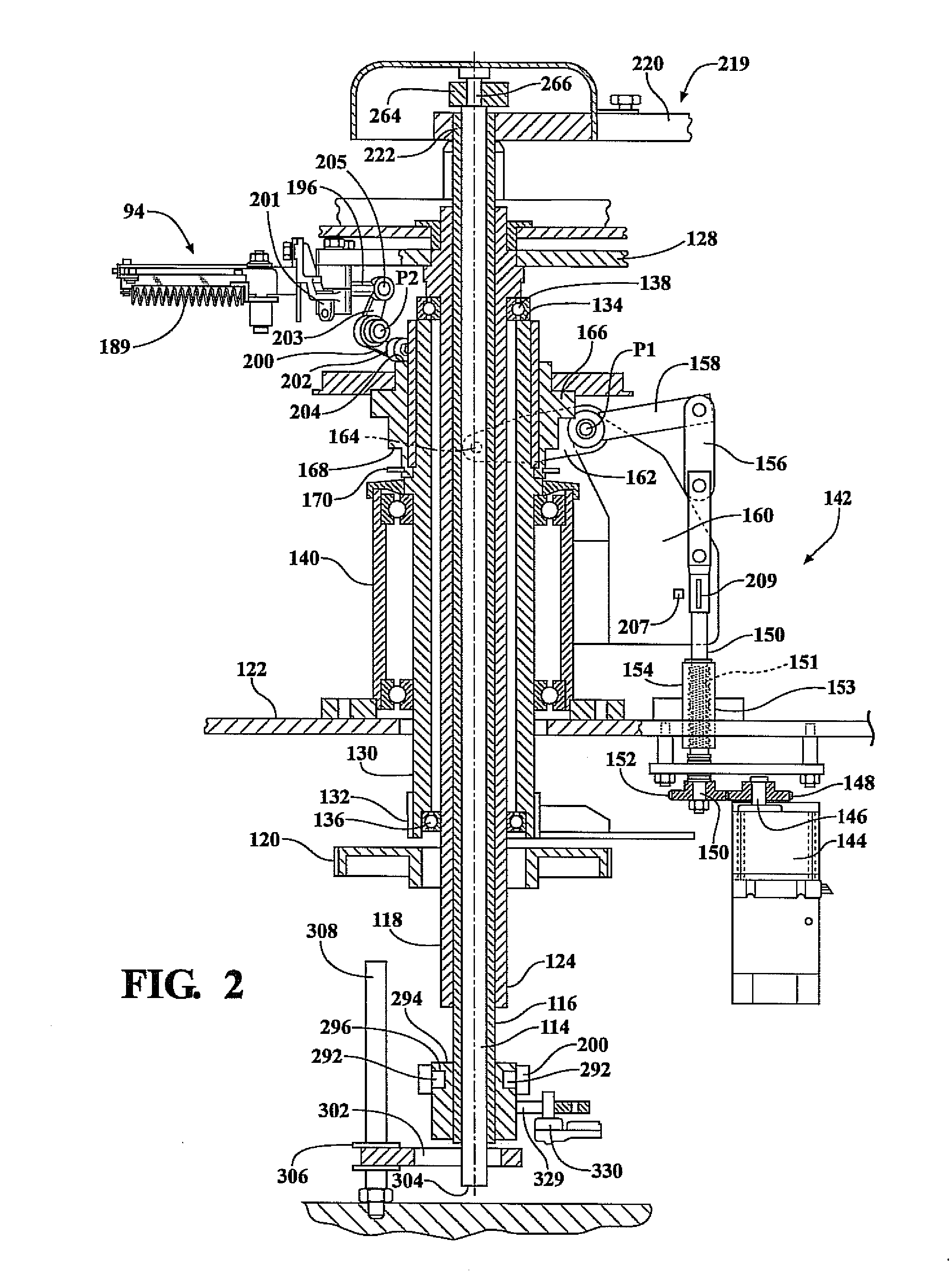 Load smart system for continuous loading of a puch into a fill-seal machine