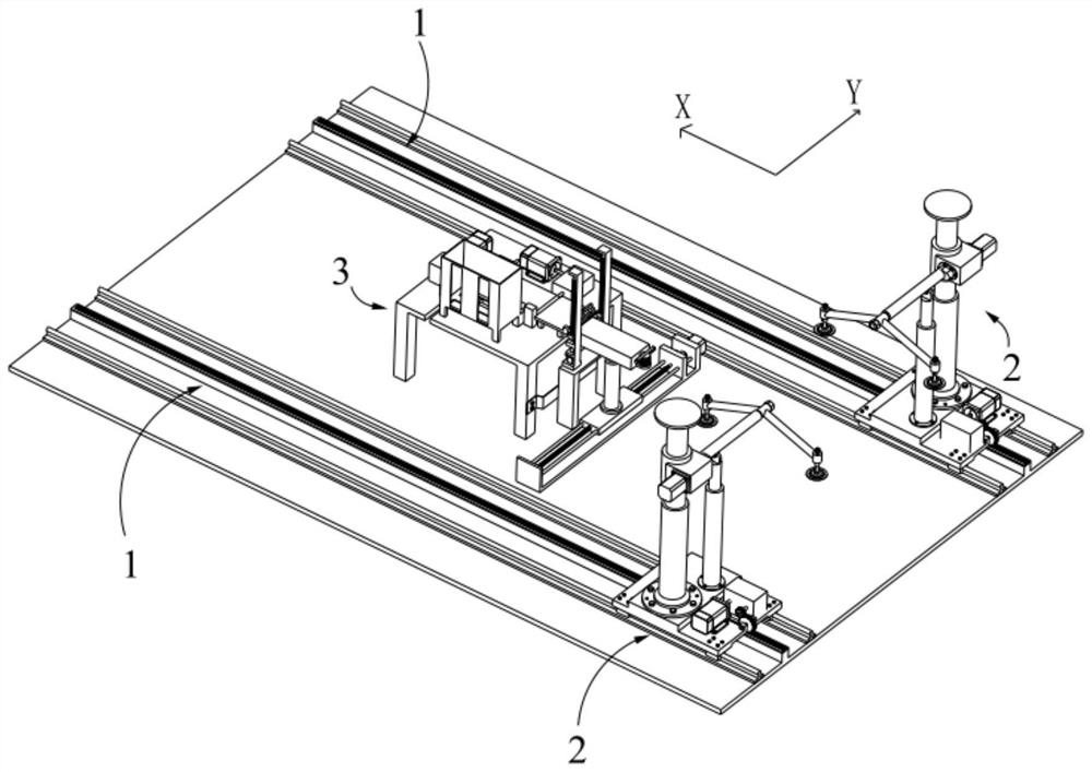 A film automatic pasting device