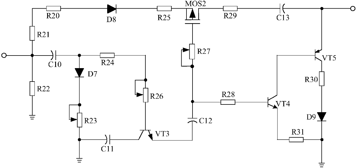 Overcurrent adjusting power supply based on triode direct current voltage stabilizing for LED lamp band