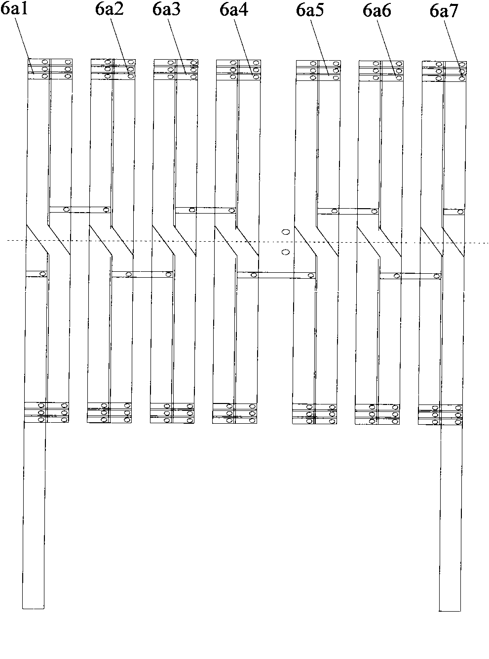 Single-ingot power frequency heating furnace